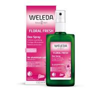 Weleda Wild Rose Deodorant, 100 ml | Damask rose & ylang-ylang oils, Neutralises odour bacteria, Delicate floral scent, Non-aerosol pump spray, Recyclable glass