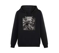 WELENAGA Men Long Sleeve Printed Hoodies Despised Icon Discharged Beast Hoody Sweatershirt Black L