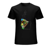 WELENAGA Men's Ladies of Canyon Joni Mitchell Jolk Cool Vintage T-Shirts Black 3XL