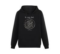 WELENAGA Mens Long Sleeve Lacuna Coil Black Anima Hoody XL