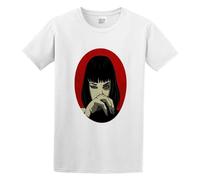 WELENAGA Men's Mia Wallace Cotton Cotton T Shirt White M