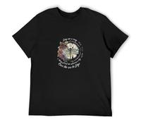 WELENAGA Men's Outlander Book Tv Series Jamie Fraser T-Shirts Black M