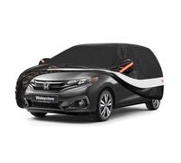 Weleyclore Car Covers for Outside Storage Custom Fit For Honda Jazz/Fit Hatchback, Outdoor Car Cover 100% Waterproof Breathable Sun Rain Dust UV Protection With Cotton.