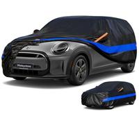 Weleyclore Hatchback Car Cover 100% Waterproof Breathable,Outdoor Car Covers.Rain Snow UV Dust Protection.Custom Fit for Ford Fiesta,Peugeot 208,VW Polo,Toyota Yaris,etc.(365 To 415cm) B2.