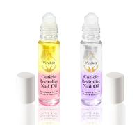 Welhammsae 2 Pcs Nail Cuticle Oil, Nail Care, Nail Oil Pen, Natural Ingredients, Deeply Hydrating, Moisturize nails, Nourishing Cuticle Conditioner Oil, Repairing Cracked and Dry Nail, 10ml*2