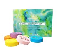 Welhammsae Aromatherapy Shower Steamers, 6 Pcs with Box, 6 Fragrances, Shower Bomb Tablets Set, Natural Ingredients, Self Care, Relaxation for Women Men, Lavender, Mint, Rose, Vanilla, Jasmine
