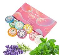 Welhammsae Aromatherapy Shower Steamers, 8 Pcs with Box, 8 Fragrances, Shower Bomb Tablets Set, Natural Ingredients, Self Care, Relaxation for Women Men, Lavender, Mint, Milk, Rose, Mango, Jasmine