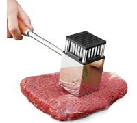 Welhammsae Meat Tenderiser Tool, Stainless Steel Meat Tenderizer Hammer, Meat Tenderiser Mallet, Meat Tenderizer Needle for Kitchen Cooking Chicken Breasts Steak, Pork, Chicken, Fish, Beef, Square