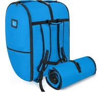 weliday Padded Car Seat Travel Bag Compatible with Doona, Infant Car Seat Travel Bag, Foldable Car Seat Stroller Gate Check Bag for Airplane (Blue)
