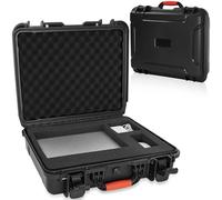 WELIDAY Waterproof IP67 Laptop Hard Case for 17.3 inch Gaming Laptops & Accessories - Heavy Duty Laptop Storage Case with Pull & Pluck Foam Layer (Black)