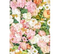 WELIWE Stamped Cross Stitch Kits for Adults 11CT Cross-Stitch Kit for Home Wall Decor DIY Embroidery Kit Needlework Crafts Colourful Flowers 40x50 cm