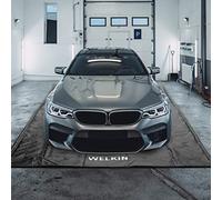 WELKIN Containment Mat, 7'9" x 16' Non-Slip Garage Floor Mat - Heavy Duty Waterproof Protection from Snow, Rain and Mud for Cars