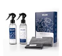 WELKIN Screen Cleaner Spray Kit（8.4 oz + 8.4 oz）- Cleaning Mist and Gel for TV, Laptop, Computer, Phone Touchscreen - 2 Sprayers，1 Microfiber Cloth & 1 Glass Wipe Included