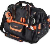 WELKINLAND 16" Heavy Duty Tool Organizer - 34-Pocket Open Top Bag for HVAC, Electricians & Drills