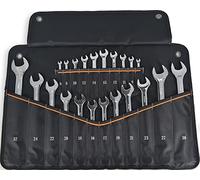 WELKINLAND 22-Pockets Wrench Tool Roll, 0.25-1.25" Wrench-Set Roll Holder Bag, Wrenches sleeve wrap, Wrenches pouch(Tools Are Not Included)