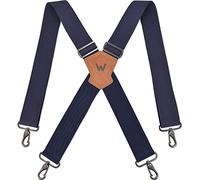 WELKINLAND 2Inch Men's Heavy Duty Suspenders w/Hooks For jeans
