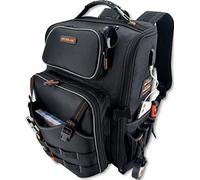 WELKINLAND Full-Open Tool Backpack for Men - Electrician Bag with Multiple Compartments