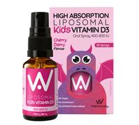 Well.Actually. Cherry Berry Kids Liposomal Vitamin D3 Spray - 15ml