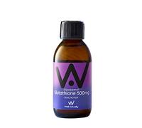 WELL ACTUALLY Liposomal Glutathione 500mg (30 Servings - 150ml) High Bioavailability Setria® Glutathione Supplement with Vitamin B6 & Selenium - Powerful Antioxidant - Vegan, Blueberry Mint Flavour