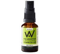 Well Actually Vitamin D3 (2000IU's) + K2 (100mcg) - Liposomal Spray - Lime
