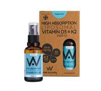 Well Actually Vitamin D3 (2000IU's) + K2 (100mcg) - Liposomal Spray - Pep