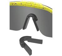 Well-aimed Replacement Nose Pads Compatible with Pit Viper The Original Sunglasses, Comfort & Durability Rubber Nose Pieces - Grey