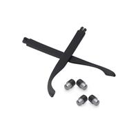 Well-aimed Replacement Temples Arms Legs/Rivets for Oakley Holbrook OO9102 / OO9417 / Holbrook Asian Fit Sunglasses, Black, One Size