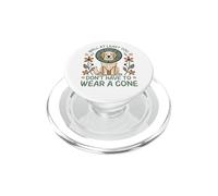 Well At Least You Don't Have To Wear A Cone Cute Dog Quote PopSockets PopGrip for MagSafe
