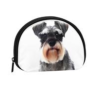 Well-Behaved Dog Mini Zipper Coin Purse, Small Travel Organizer with All-Over Print, Durable Polyester Fabric, Compact Pouch for Coins,Keys