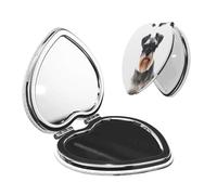 Well-Behaved Schnauzer Fashion And Exquisite Pocket Mirror, Compact And Practical