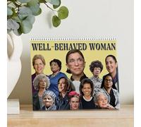 Well-Behaved Women Calendar 2026, Feminist Wall Monthly Calendar 11x8.5 Inch, 2026 Inspirational Women's Wall Calendars for Empowerment, Motivational Gift for Home & Office Decor