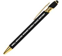 WELL BEHAVED WOMEN RARELY MAKE HISTORY FUNNY PEN, GIFT FOR WOMEN, FEMINIST GIFT