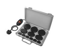 Well Being Premium Hot Stone Massage Therapy Set with Heating Case