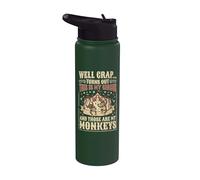 Well Crap Turns Out This is My Circus Stainless Steel Insulated Water Bottle