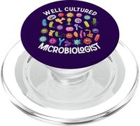 Well Cultured Microbiologist Funny Microbiology PopSockets PopGrip for MagSafe