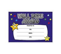 Well Done Award Sparkly Holographic Certificate from SuperStickers