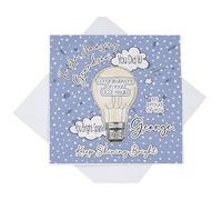 Well Done Grandson A Level Exam Results Card, Grandson A Level Results Congratulations Card, Light Bulb Bright Spark Card (Personalised - Choose Colour)