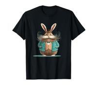 Well Dressed Bunny with Mustache Beard Costume T-Shirt