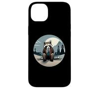 Well-dressed Raccoon in the Japanese Moonlight Design Case for iPhone 14 Plus