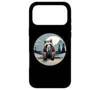 Well-dressed Raccoon in the Japanese Moonlight Design Case for iPhone 17 Pro Max