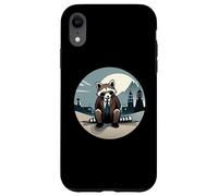 Well-dressed Raccoon in the Japanese Moonlight Design Case for iPhone XR