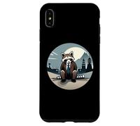 Well-dressed Raccoon in the Japanese Moonlight Design Case for iPhone XS Max