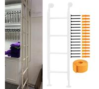 Well Egress Exit Ladder Attic With Rung Covers, Handrails, Hardware, Window Basement Escape Bunk Bed Replacement, Dorm Rv Trailer Campers Home (Color :, Size : 49Inch/4.1Ft/