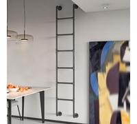Well Egress Exit Ladder Floor/Wall Basement 39 50 68 90 100 ", Interior Bunk Escape / 4 Rung/ 6/8 / 10/12 Steps Climbing S For Attic Window 2Nd Story Roof
