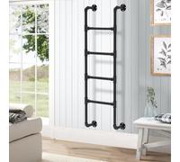 Well Egress Exit Ladder Metal Loft Bed Wall Mounted, Emergency For Window, 4Ft 5Ft 6Ft 7Ft 8Ft Height Entrance Safety Climbing (1M/3.3Ft/39.4 In)