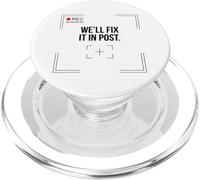 We'll Fix It In Post Funny Video Editor Church Media Camera PopSockets PopGrip for MagSafe
