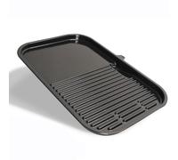 WELL GRILL 2 in 1 Grill & Flat Plate for Ninja Woodfire XL OG850/OG901 Accessories, Non-Stick BBQ Combo Flat & Griddle Plate for Ninja XSKOGXLGGCMEU