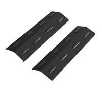 WELL GRILL 39cm BBQ Heat Plates Burner Covers for Campingaz 3 & 4 Classic, Woody and Master Series Gas Grills, Porcelain Steel Flame Diffuser for Brinkmann, Landmann, Uniflame, Outback