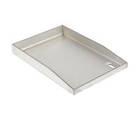 WELL GRILL 4 mm Thick Plancha Grill 20 x 30 cm Stainless Steel Grill Plate - BBQ Gas Grill Plancha Grill Plate Induction Grill Mat for Gas Grills and Charcoal Grills, Upgraded All-Round Leak-Proof