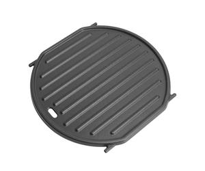 WELL GRILL Sear Grate Cast Iron Grill Plate for Weber Spirit II 210/310, GS4 Genesis II E-310 Series Gas Grill, Grill Grate Reversible Plate for Weber Gourmet BBQ System 57 cm Kettle Grills